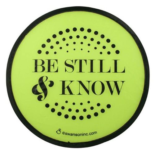 Be still – Frisbee/Hand fan in pouch