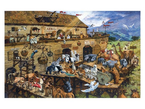 Noahs ark – Zoo style – Puzzle 1000 piec