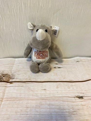Pluche sitting rhino Gods original 21cm
