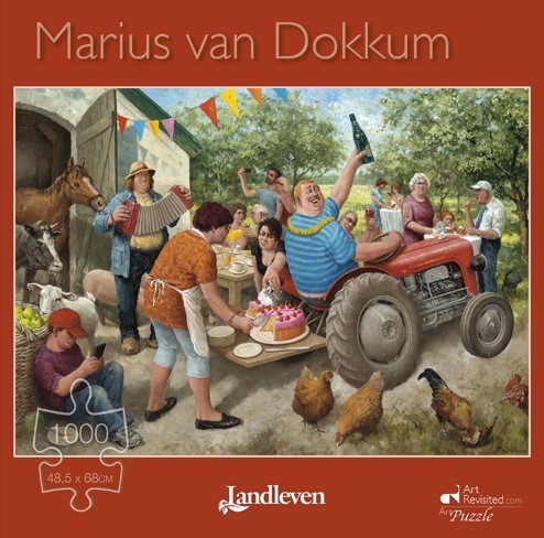 Marius van Dokkum – Tuinfeest – Puzzel 1000 stukjes