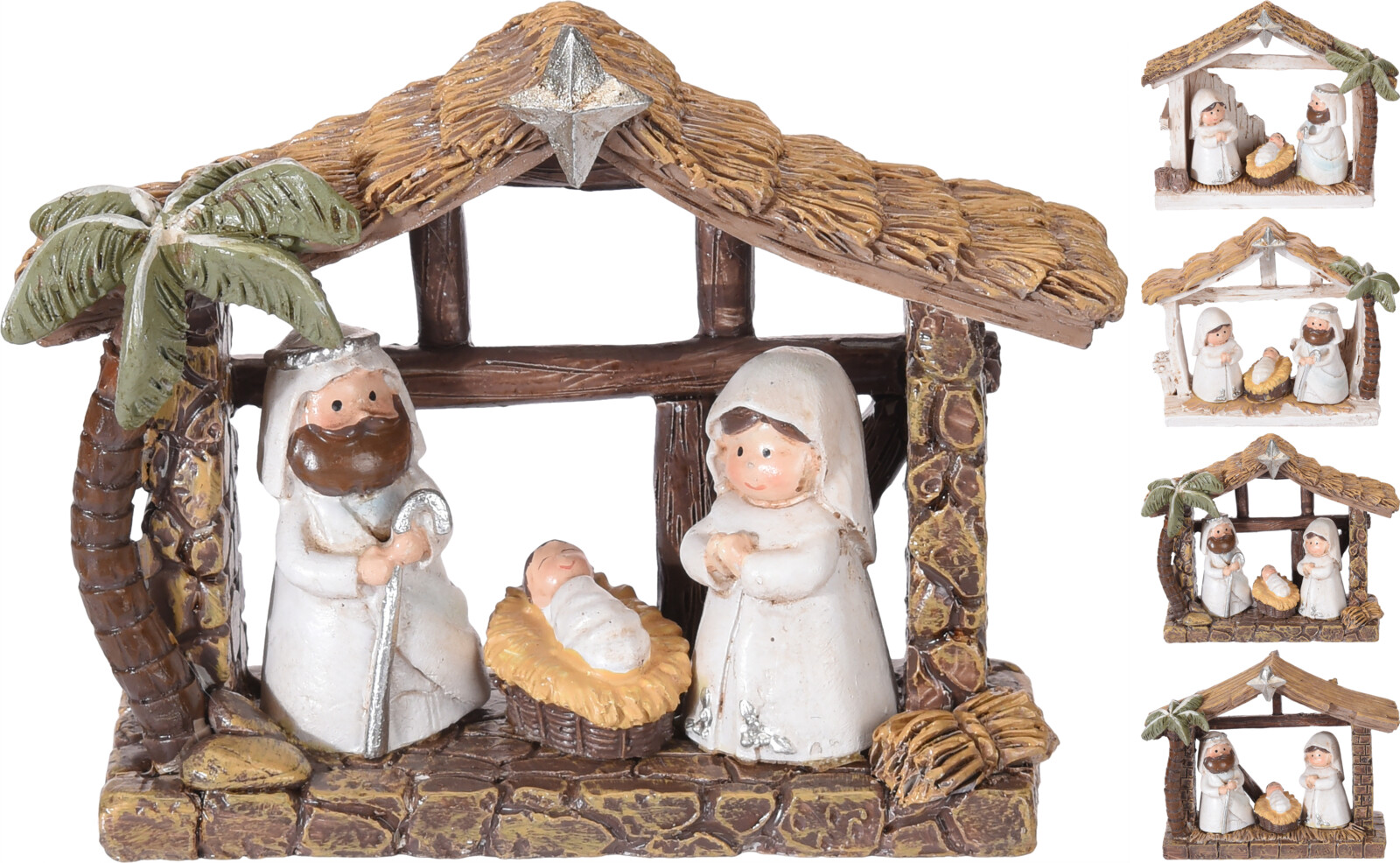 Nativity stables assorted