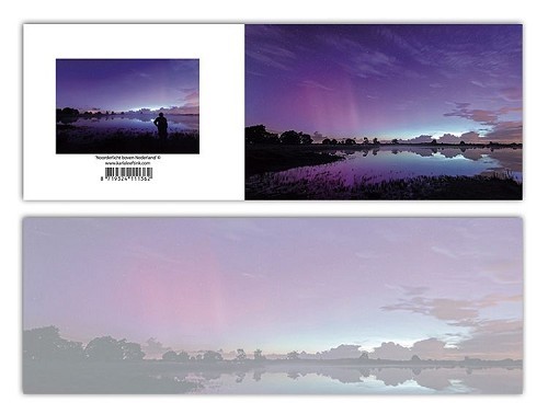 Panoramawenskaart zt noorderlicht NL