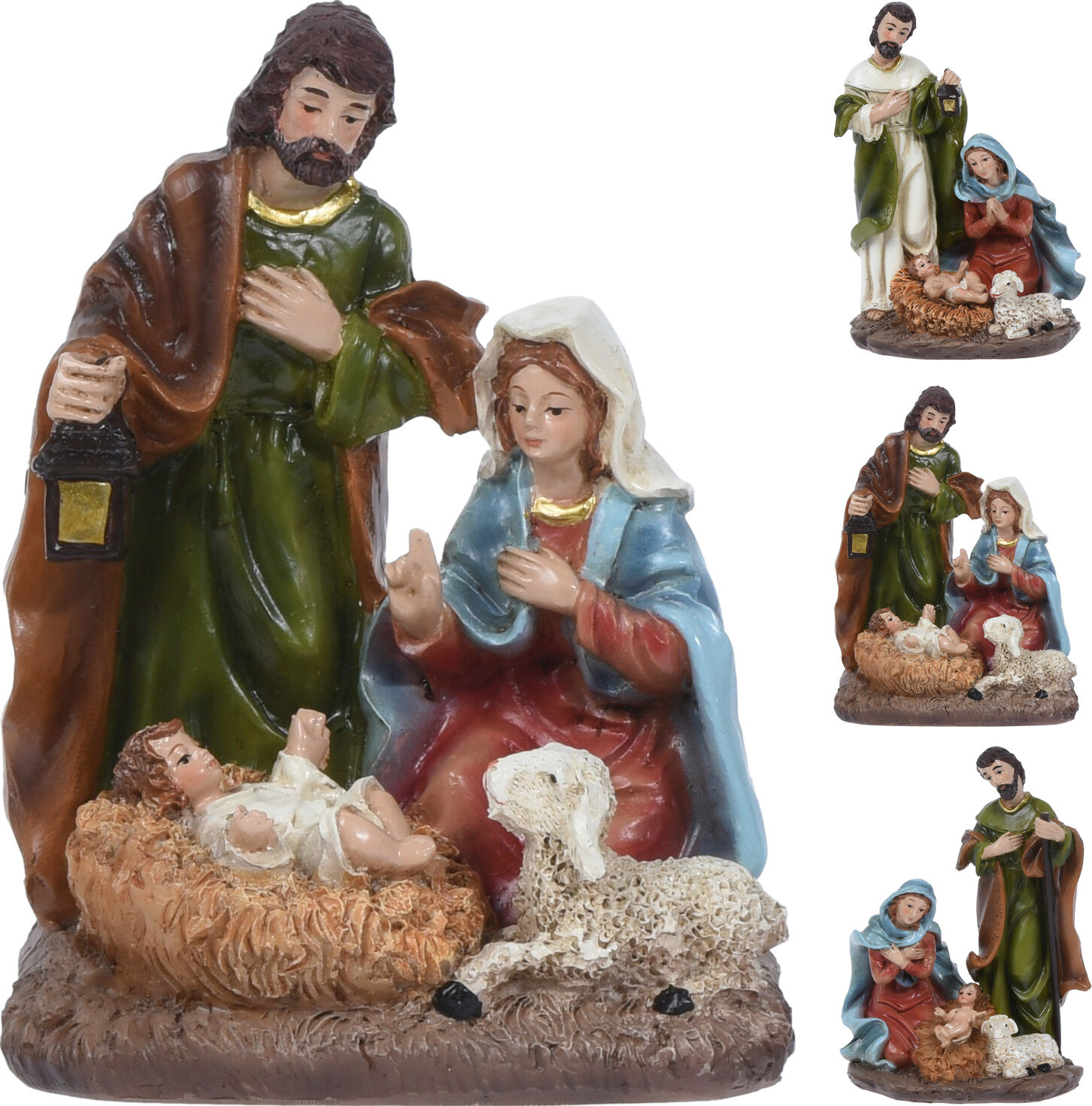 Nativity Scenes 8,5×6 x12,5 cm Assorted