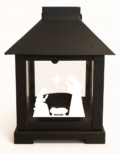 Smal Tealightholder Black Nativity