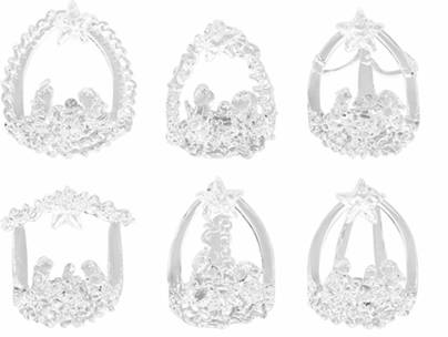 Glass Deco Nativity – 6 assorted designs