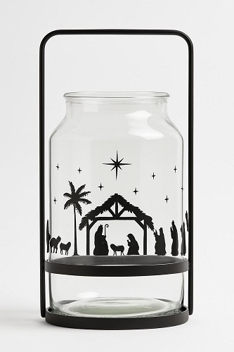 Hurricane candle Large Nativity