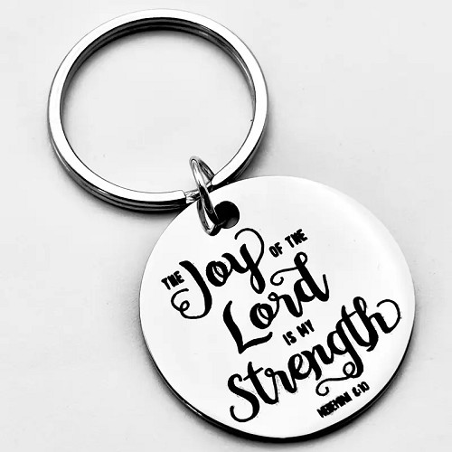 Keyring Metal Joy of the Lord