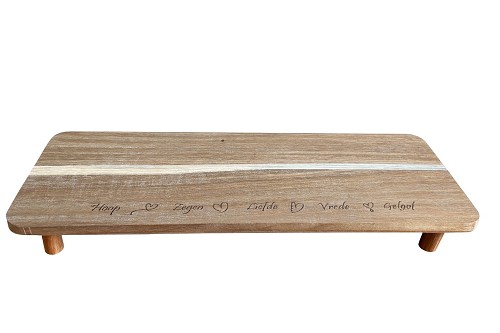 Serveerbord op pootjes Hoop zegen liefde