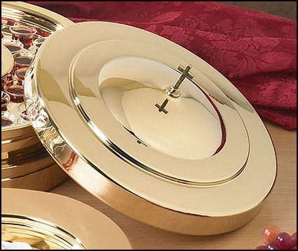 Brass communion tray cover