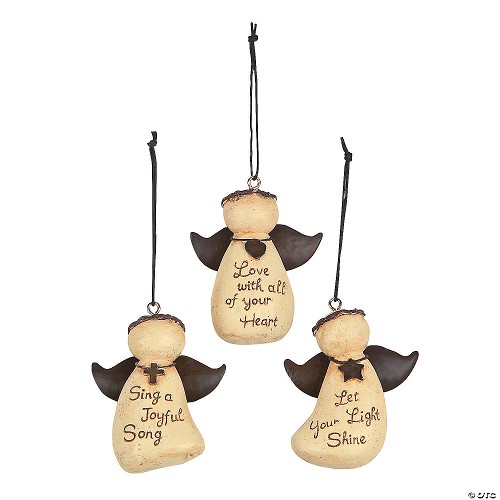 Resin mini angel ornaments