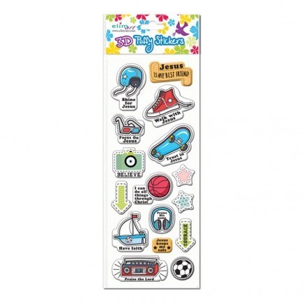 Puffy Stickers Boy””s series (3)