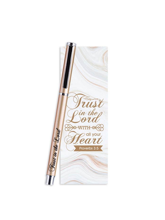 Gel Pen Bookmark Set Trust in the Lord