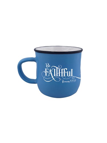 Mug blue be faithful