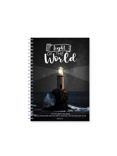 Wire journal light of the world
