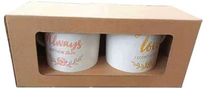 Stoneware mug 460ml Love & Always