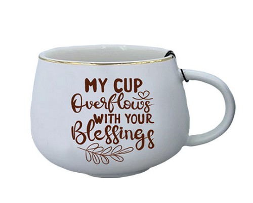 Ceramic Mug My cup overflows