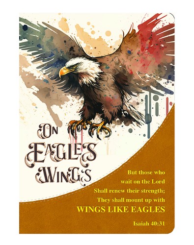 luxleather journal On eagles wings