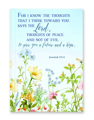 Hardcover journal For i know the thought