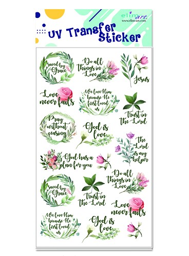 UV Stickers Floral Series