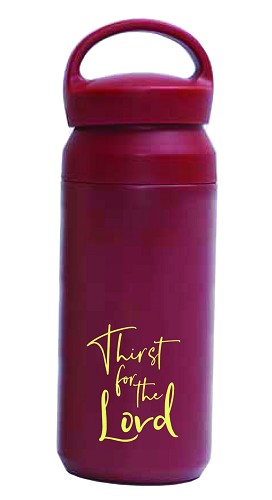 Tumbler bottle Thirst for the lord maroo