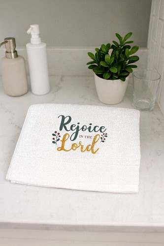 Towel 35x75cm Rejoice in the Lord