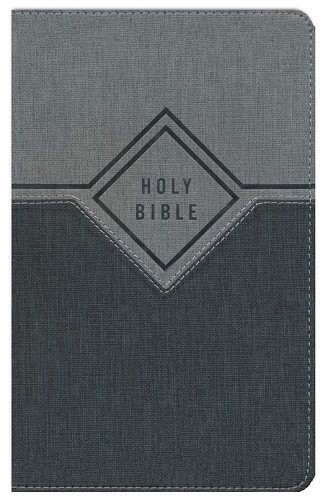 Niv, Premium Gift Bible, Leathersoft, Black/Gray, Red Letter Edition, Comfort Print