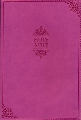 NIV, Value Thinline Bible, Large Print, Imitation Leather, Pink