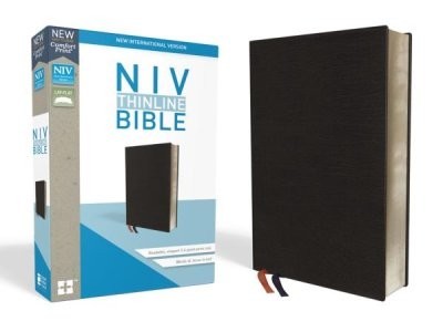 NIV THINLINE BIBLE BOND BLACK