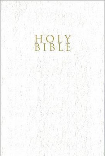 NIV, Gift and Award Bible, Leather-Look, White, Red Letter, Comfort Print