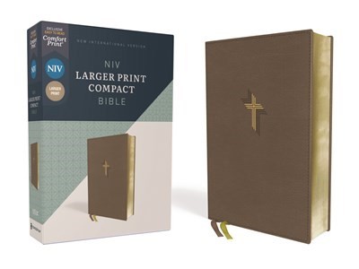 NIV LARGER PRINT COMPACT BIBLE