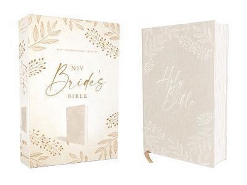 NIV, Bride’s Bible, Cloth over Board, Cream, Red Letter, Comfort Print