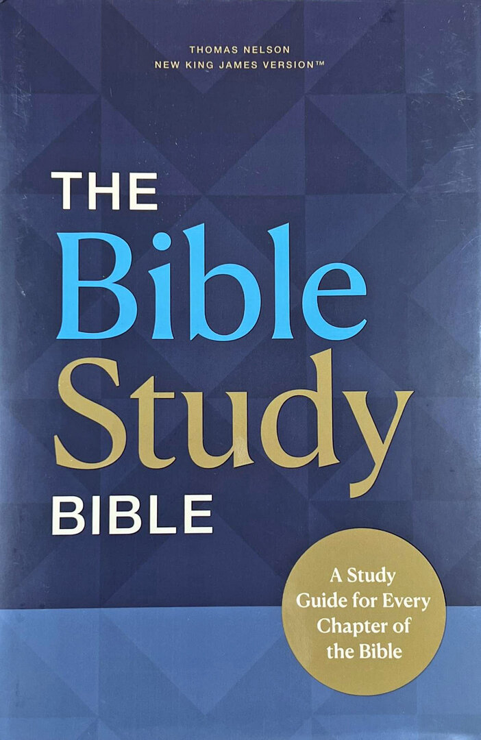 Nkjv, the Bible Study Bible, Hardcover, Comfort Print: A Study Guide for Every Chapter of the Bible