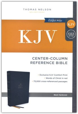 KJV Holy Bible with 73,000 Center-Column Cross References, Hardcover, Red Letter, Comfort Print: King James Version