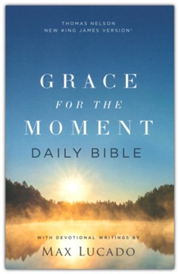 NKJV, Grace for the Moment Daily Bible, Softcover, Comfort Print