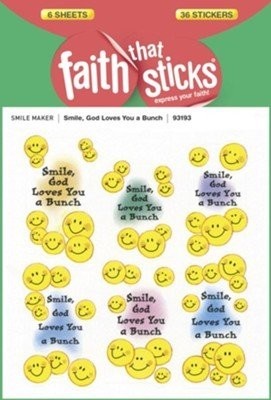 Stickers Smile God loves you a bunch
