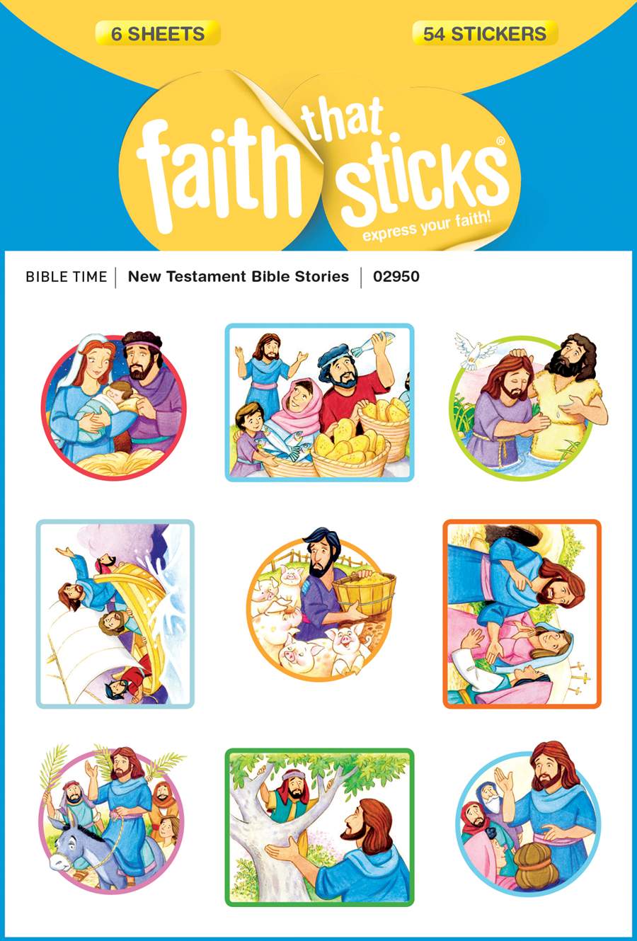 Stickers New testament bible stories