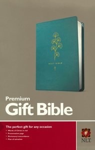 Premium Gift Bible NLT (Red Letter, Leatherlike, Teal)