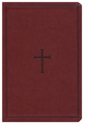 KJV Large Print Compact Reference Bible, Brown Leathertouch