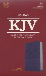 KJV LP COMPACT REF BIBLE PURPL