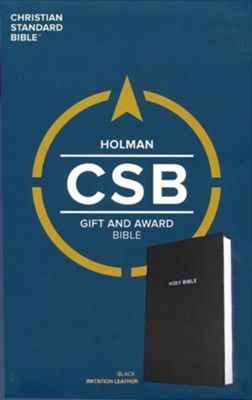 Csb Bibles By Holman: CSB Gift & Award Bible, Black