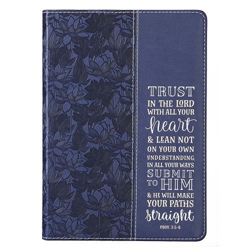 Journal Classic Navy Trust in the Lord