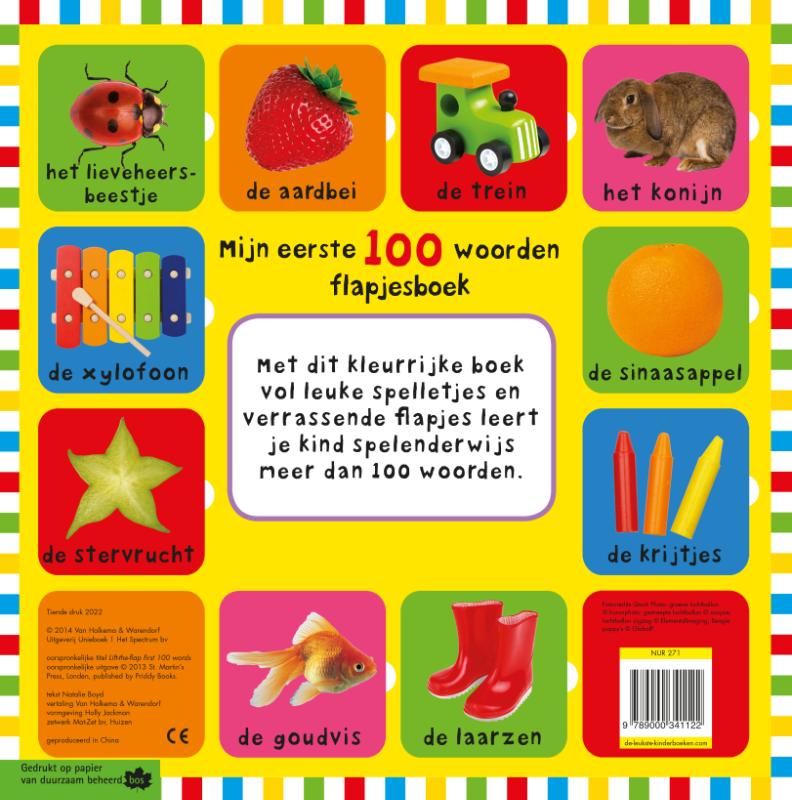 Mijn eerste 100 woorden flapjesboek