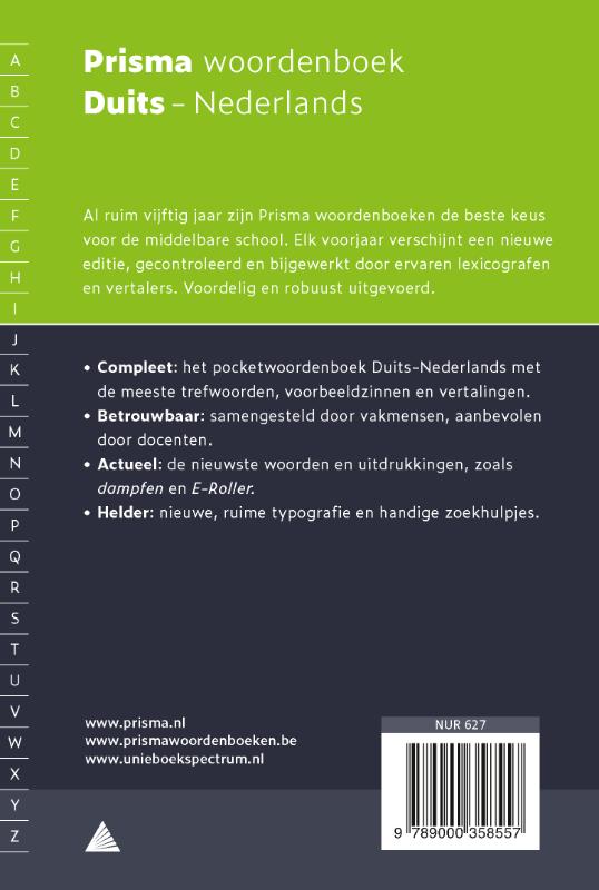 Prisma woordenboek Duits-Nederlands