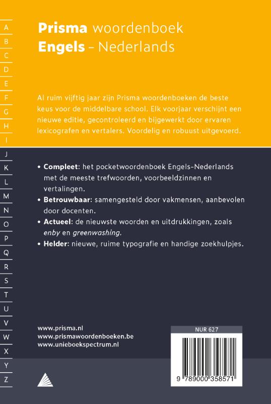 Prisma woordenboek Engels-Nederlands