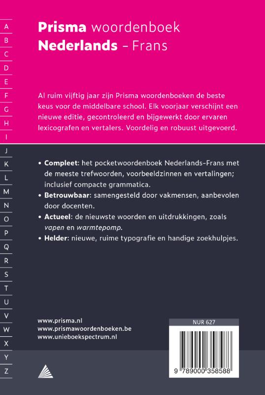 Prisma woordenboek Nederlands-Frans