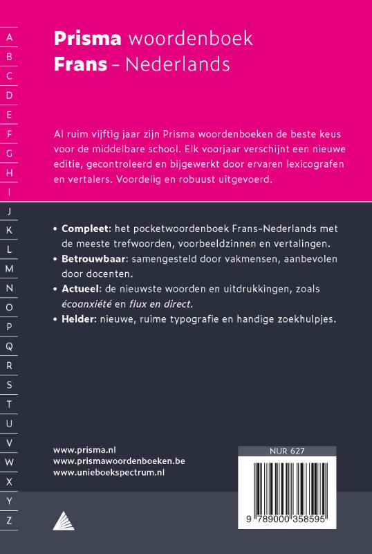 Prisma woordenboek Frans-Nederlands