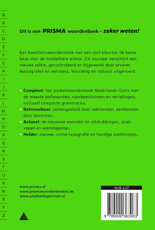 Prisma woordenboek Nederlands-Duits