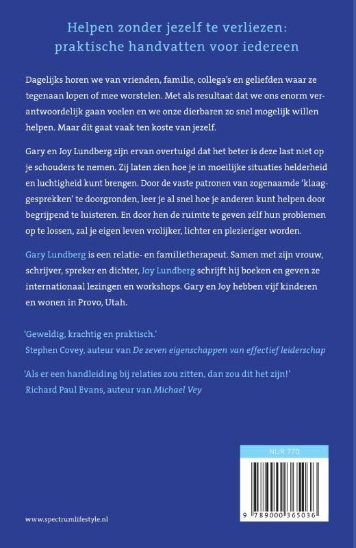 Problemen laten bij wie ze horen