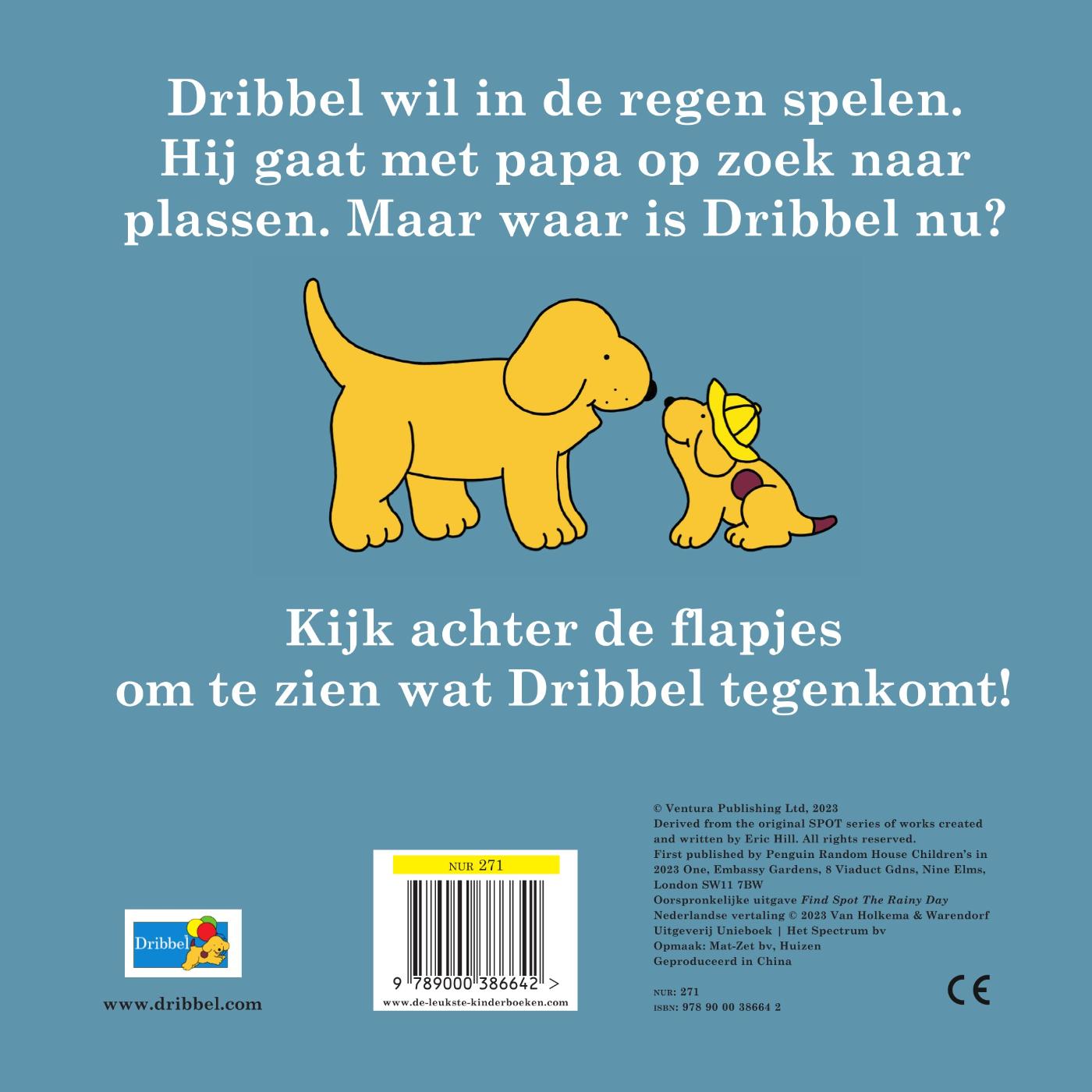 Dribbel speelt in de regen