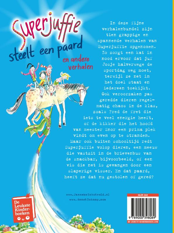 Superjuffie steelt een paard